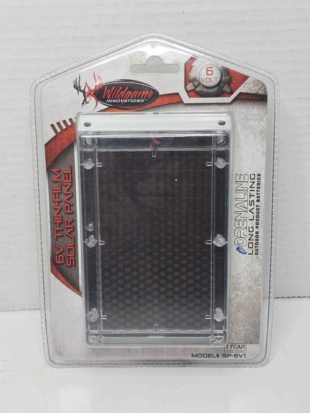 Wildgame INNOVATIONS 6V SOLAR PANEL 6 VOLT BATTERY CHARGER